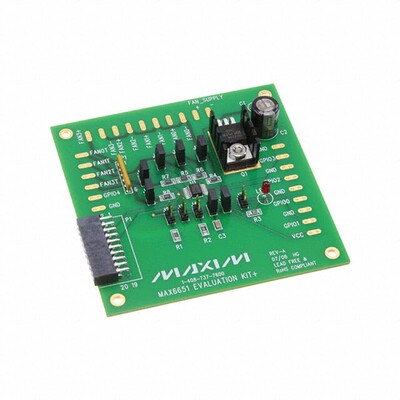 MAX6651 Fan Controller Power Management Evaluation Board - 1