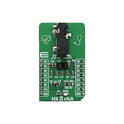 MAX86150 Heart Rate Sensor mikroBUS™ Click™ Platform Evaluation Expansion Board - 1