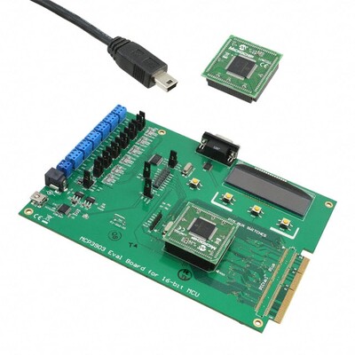 MCP3903, PIC24F, PIC24H, dsPIC33, MCP2200 Analog Front End (AFE) Interface Evaluation Board - 1