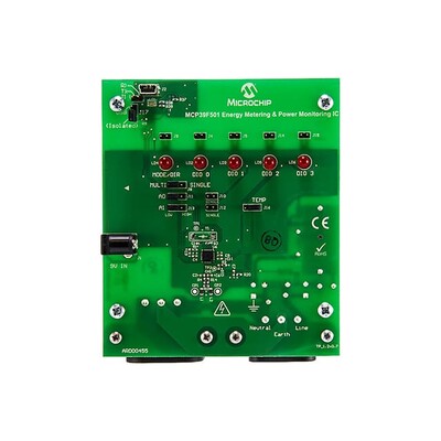 MCP39F501 Energy/Power Meter Power Management Evaluation Board - 1