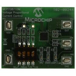 MCP73871 Battery Charger Power Management Evaluation Board - 1