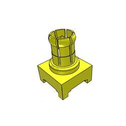 MCX Connector Plug, Male Pin 75Ohm Surface Mount Solder - 1