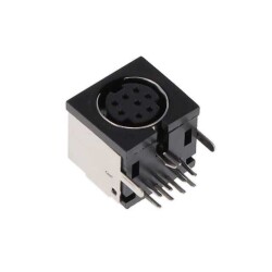 8 Position Circular Connector Receptacle, Female Sockets Solder - Same Sky (Formerly CUI Devices)