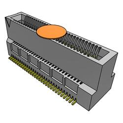 60 Position Female Connector Non Specified - Dual Edge Gold 0.025