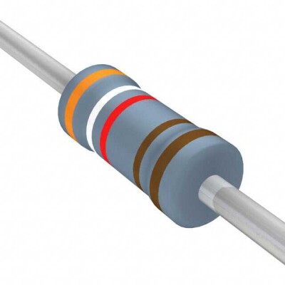 3.92 kOhms ±1% 0.25W, 1/4W Through Hole Resistor Axial Metal Film - 1