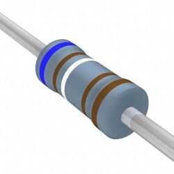 6.19 kOhms ±1% 0.25W, 1/4W Through Hole Resistor Axial Metal Film - YAGEO