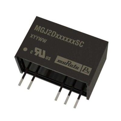 Isolated Module DC DC Converter 2 Output 15V -5V 80mA, 40mA 10.8V - 13.2V Input - 1