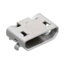 USB - micro B USB 2.0 Receptacle Connector 5 Position Surface Mount, Right Angle - Molex