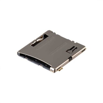 9 (8 + 1) Position Card Connector microSD™ Surface Mount, Right Angle Gold - 1