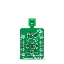 SGP40, SHT40 Air Quality, Humidity, Temperature Sensor mikroBUS™ Click™ Platform Evaluation Expansion Board - 1