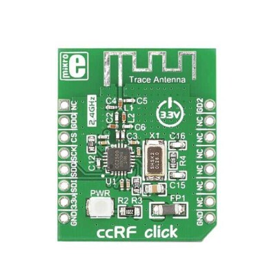 CC2500 Transceiver Wireless (RF/RFID) mikroBUS™ Click™ Platform Evaluation Expansion Board - 1