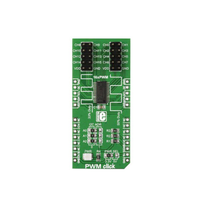 PCA9685PW Pulse Width Modulator (PWM) Power Management mikroBUS™ Click™ Platform Evaluation Expansion Board - 1
