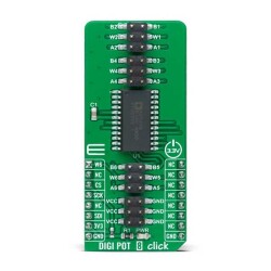 AD5206 Digital Potentiometer Data Acquisition mikroBUS™ Click™ Platform Evaluation Expansion Board - MikroElektronika