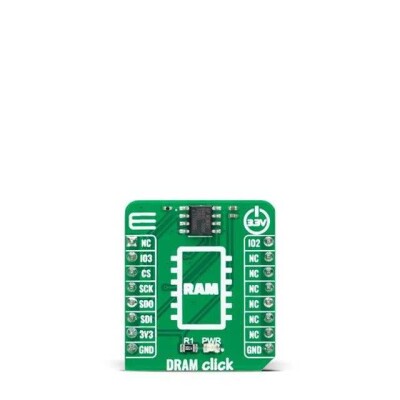 APS6404L-3SQR DRAM Memory mikroBUS™ Click™ Platform Evaluation Expansion Board - 1
