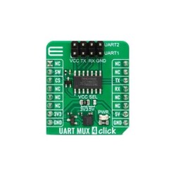 74HC4066D Multiplexer, Demultiplexer (MUX, DEMUX) Interface mikroBUS™ Click™ Platform Evaluation Expansion Board - MikroElektronika