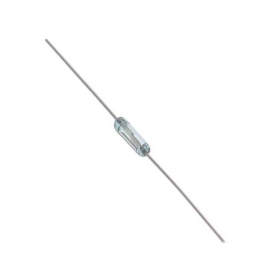 Glass Body Reed Switch SPST-NO 15 ~ 20AT Operate Range 10W 180mA (AC), 250mA (DC) 120 V Through Hole - 1