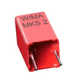 0.047 µF Film Capacitor 63V 100V Polyester, Polyethylene Terephthalate (PET), Metallized Radial - WIMA