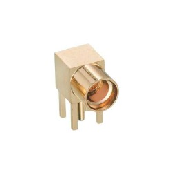 MMCX Connector Jack, Female Socket 50 Ohms Through Hole, Right Angle Solder - Würth Elektronik