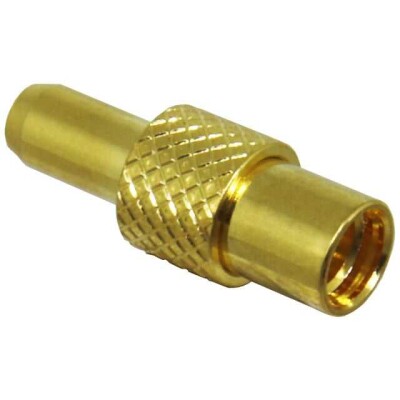 MMCX Connector Receptacle, Female Socket 50 Ohms Free Hanging (In-Line) Crimp or Solder - 1