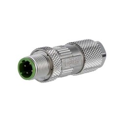 4 Position Circular Connector Plug, Male Pins IDC - METZ CONNECT USA Inc.