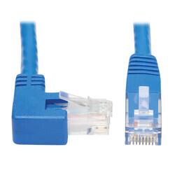 Modular Cable Plug to Plug, Angled Right, 90° 8p8c (RJ45, Ethernet) 20.00' (6.10m) Unshielded - 1