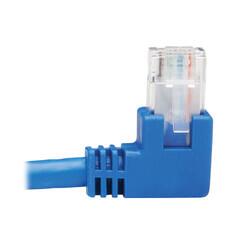 Modular Cable Plug to Plug, Angled Right, 90° 8p8c (RJ45, Ethernet) 20.00' (6.10m) Unshielded - 3