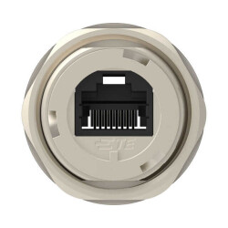 Modular Coupler Connector Jack, 8p8c (RJ45) To Jack, 8p8c (RJ45) Cat5e Shielded - 4