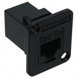Modular Coupler Connector Jack, 8p8c (RJ45) To Jack, 8p8c (RJ45) Cat5e Unshielded - Switchcraft Inc.