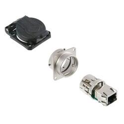 Modular Coupler Connector Jack, 8p8c (RJ45) To Jack, 8p8c (RJ45) Cat5e Shielded - 3