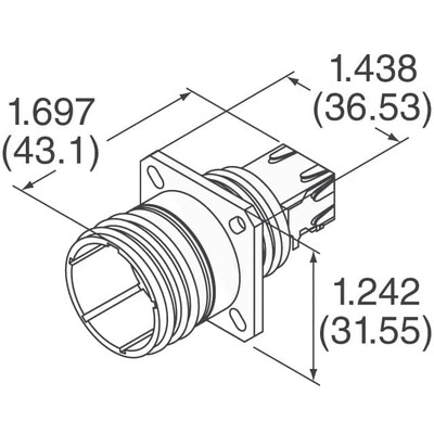 Modular Coupler Connector Jack, 8p8c (RJ45) To Jack, 8p8c (RJ45) Cat5e Unshielded - 1