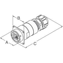 Modular Coupler Connector Jack, 8p8c (RJ45) To Jack, 8p8c (RJ45) Cat5e Unshielded - 1