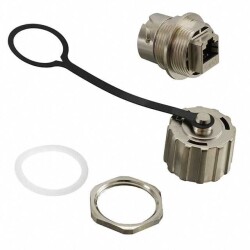 Modular Coupler Connector Jack, 8p8c (RJ45) To Jack, 8p8c (RJ45) Cat6a Shielded - Amphenol CONEC