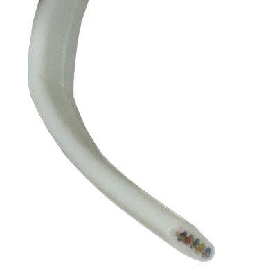 Modüler Flat 6 İletkenli 1000 Feet Beyaz Kablo - 1