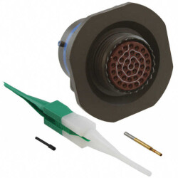 37 Position Circular Connector Receptacle, Male Pins Crimp - Amphenol Aerospace Operations