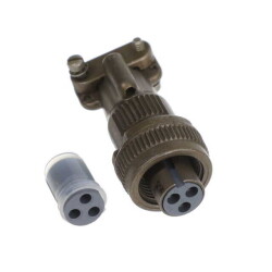 3 Position Circular Connector Plug, Female Sockets Solder Cup - ITT Cannon, LLC