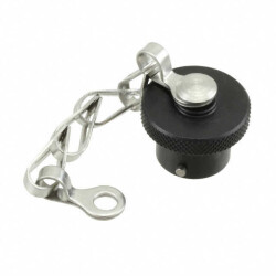 Connector Cap (Cover), Protective 10 Black - Amphenol PCD
