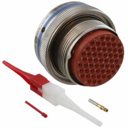 55 Position Circular Connector Plug, Female Sockets Crimp - Amphenol Aerospace Operations