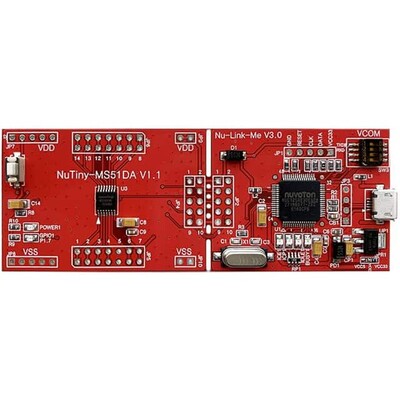 MS51DA9AE NuTiny series 8051 MCU 8-Bit Embedded Evaluation Board - 1