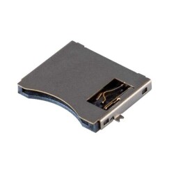 10 (8 + 2) Position Card Connector microSD™ Surface Mount, Right Angle Gold - Same Sky (Formerly CUI Devices)
