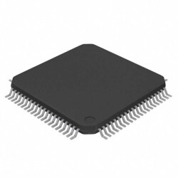 MSP430 CPUXV2 MSP430™ FRAM Microcontroller IC 16-Bit 16MHz 64KB (64K x 8) FRAM 80-LQFP (12x12) - 1