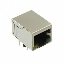Jack Modular Connector 8p8c (RJ45, Ethernet) 90° Angle (Right) Shielded - - Adam Tech