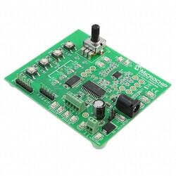 MTS2916A, MTS62C19A, PIC16F883 Motor Controller/Driver, Stepper Power Management Evaluation Board - 1