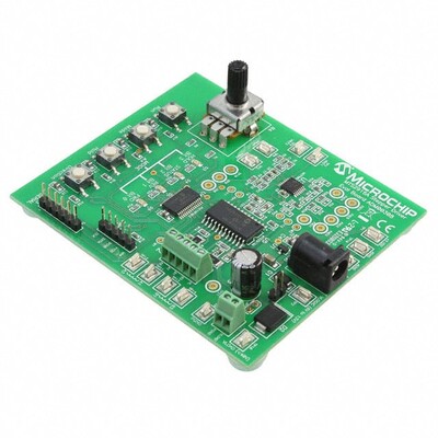 MTS2916A, MTS62C19A, PIC16F883 Motor Controller/Driver, Stepper Power Management Evaluation Board - 1