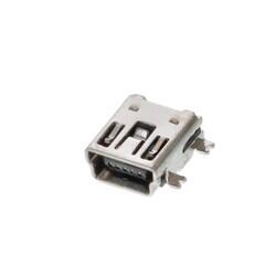 USB - mini B USB 2.0 Receptacle Connector 5 Position Surface Mount, Right Angle - Samtec Inc.