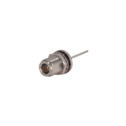 N Type Connector Jack, Female Socket 50 Ohms Panel Mount Solder - Huber+Suhner, Inc.