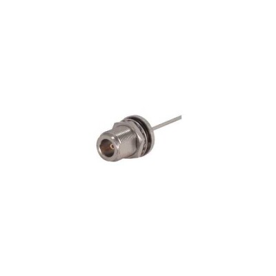 N Type Connector Jack, Female Socket 50 Ohms Panel Mount Solder - 1