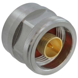 N Type Connector Plug, Male Pin 50 Ohms Free Hanging (In-Line) Solder - Amphenol RF