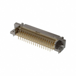 68 Position Receptacle Connector Panel Mount, Through Hole, Right Angle Solder - 3M (1)