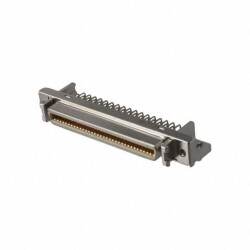 68 Position Receptacle Connector Panel Mount, Through Hole, Right Angle Solder - 3M
