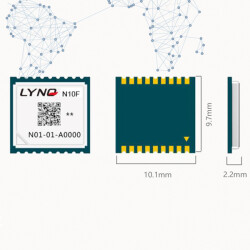 GPS+BD+Galileo+Glonass, AG3352, 10.1*9.7*2.5mm - LYNQ / MobileTek (1)